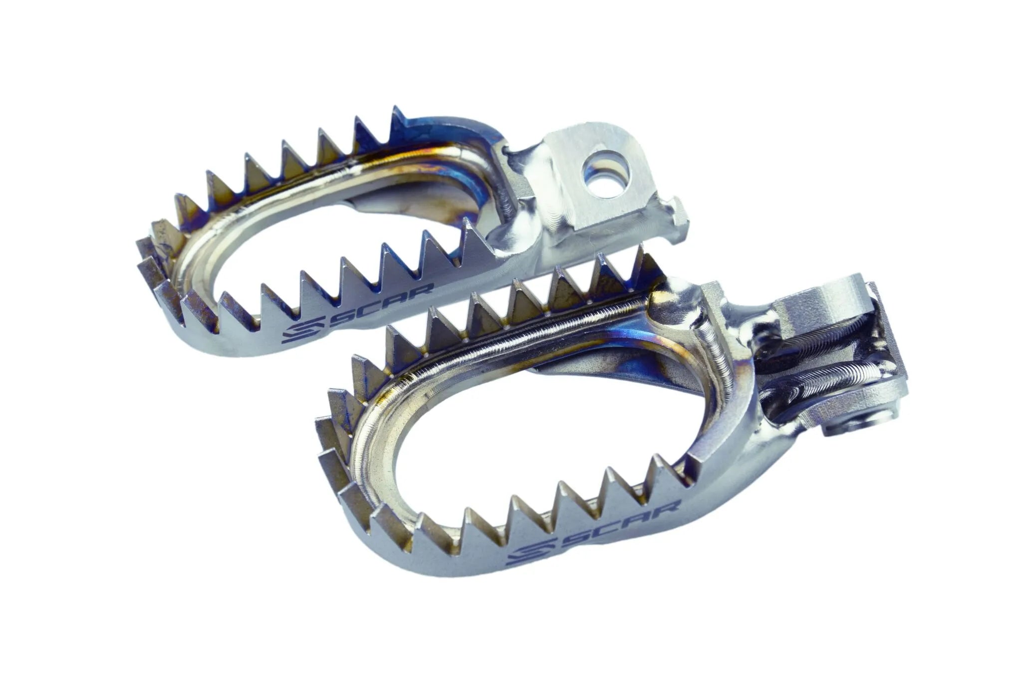Scar Anti Mud Titanium Footpegs