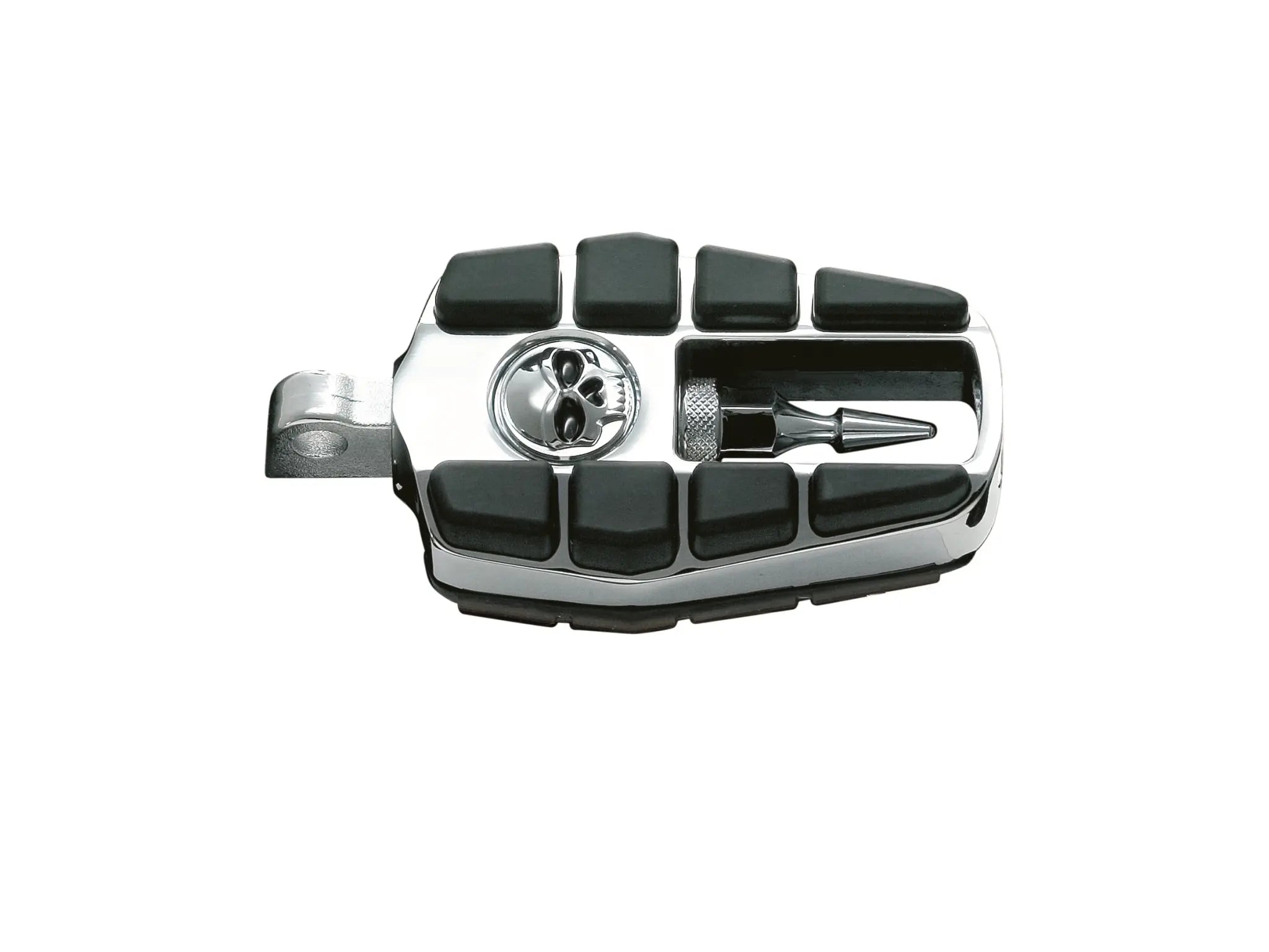 Kuryakyn Zombie Footpegs - Chrome / Black