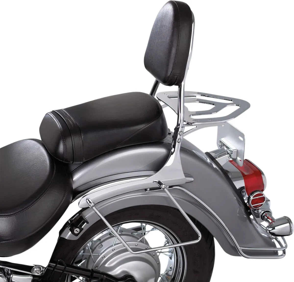 Show Chrome Sissy Bar Kit - Enhanced Comfort & Style