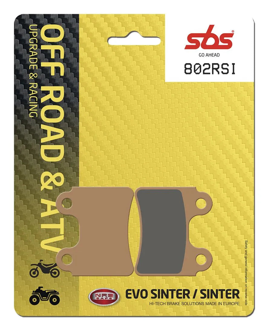 Sbs Rsi Offroad Racing Sintrede Bremseklodser - Høj Ydeevne - For & Bag