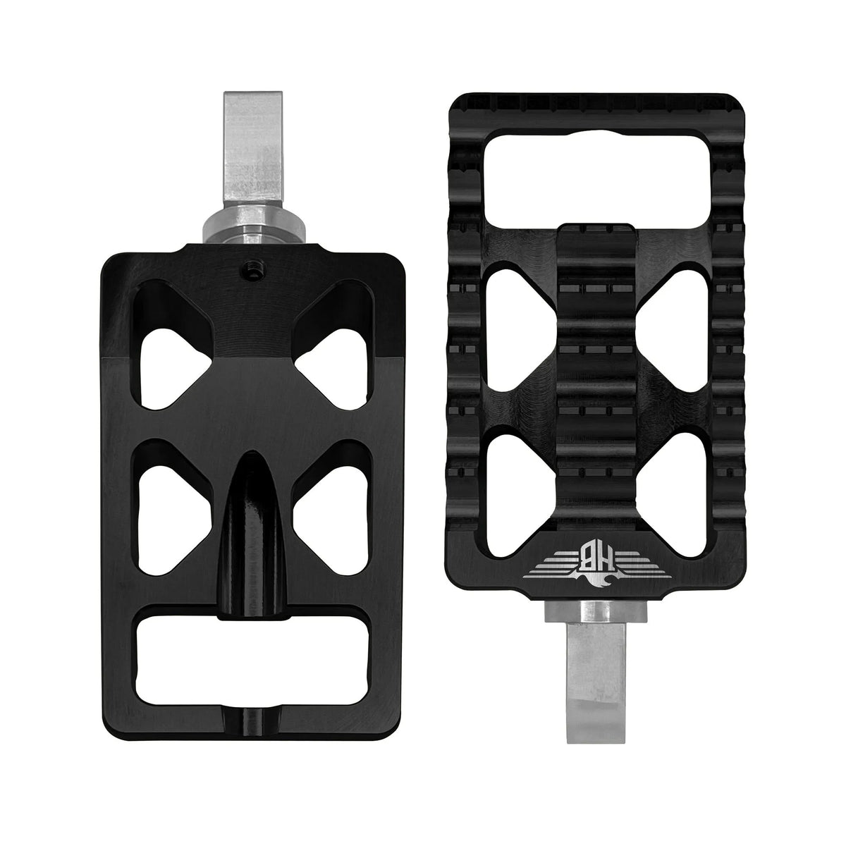 Heinz Bikes Foot Pegs For Harley - Black Aluminum