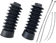 Drag Specialties Black Rubber Fork Boots For 41mm Sliders