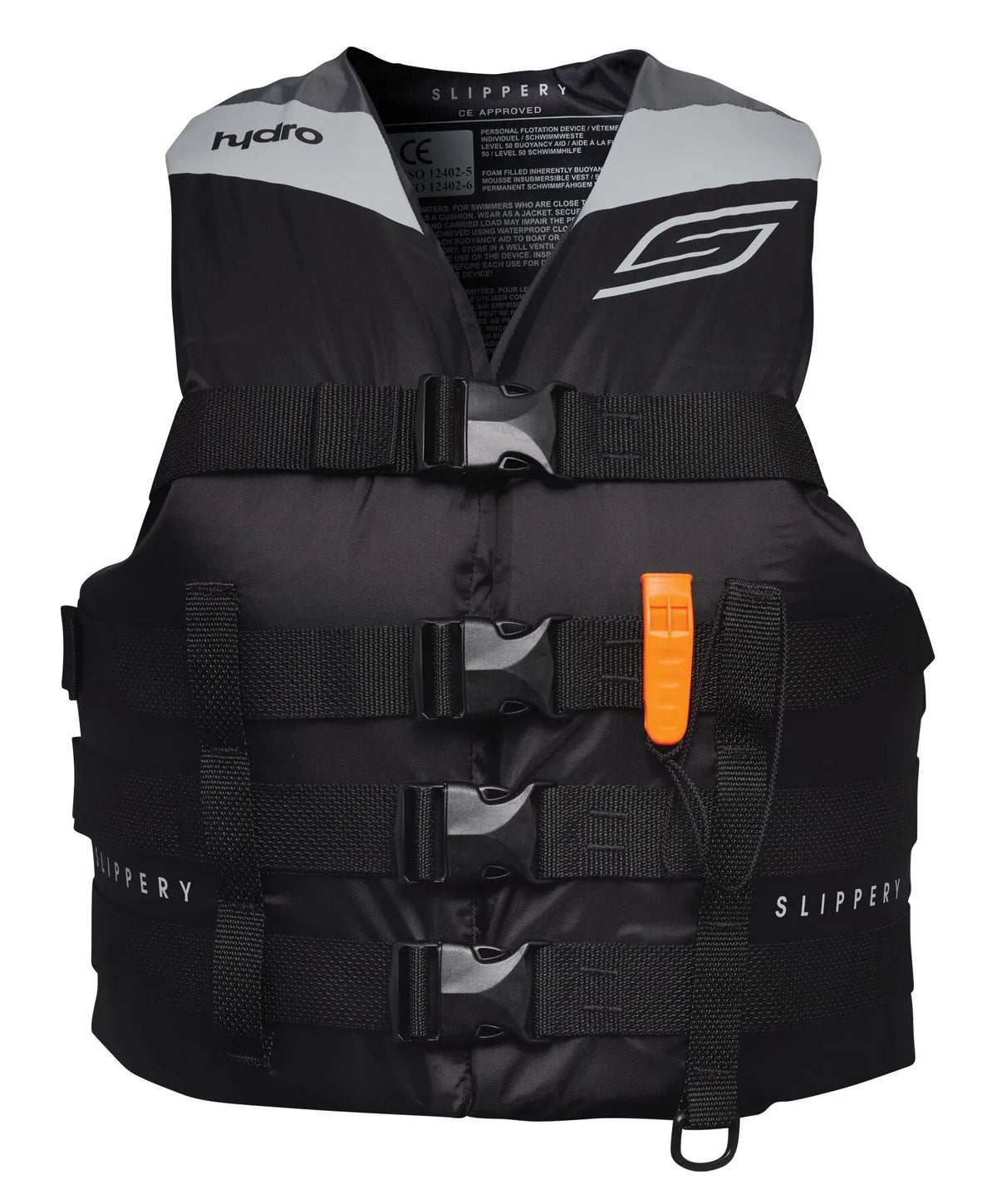 Slippery Hydro Nylon Vest Black/Charcoal Silver