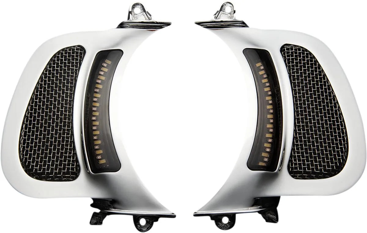 Custom Dynamics Genesis 4 Led Road Glide Vent Inserts