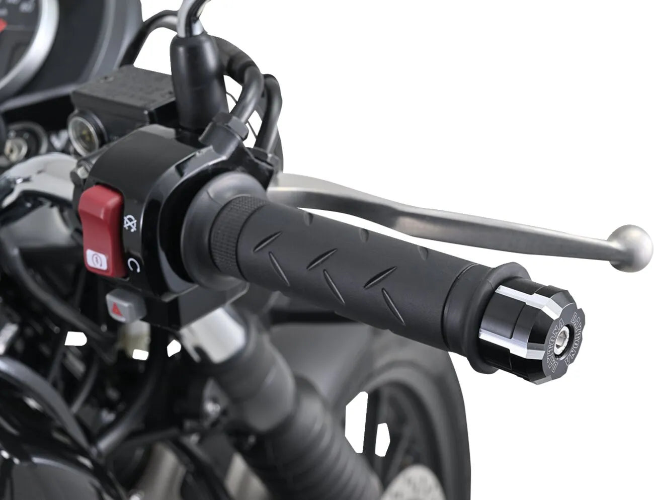 Daytona Handlebar End Weights - Black Anodized Aluminum