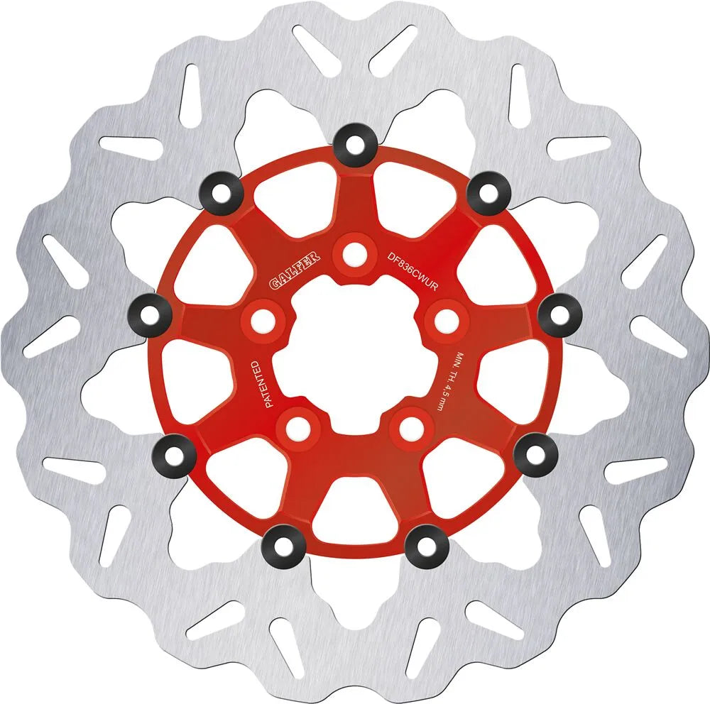 Galfer Wave Brake Rotor For Motorcycle - Rear