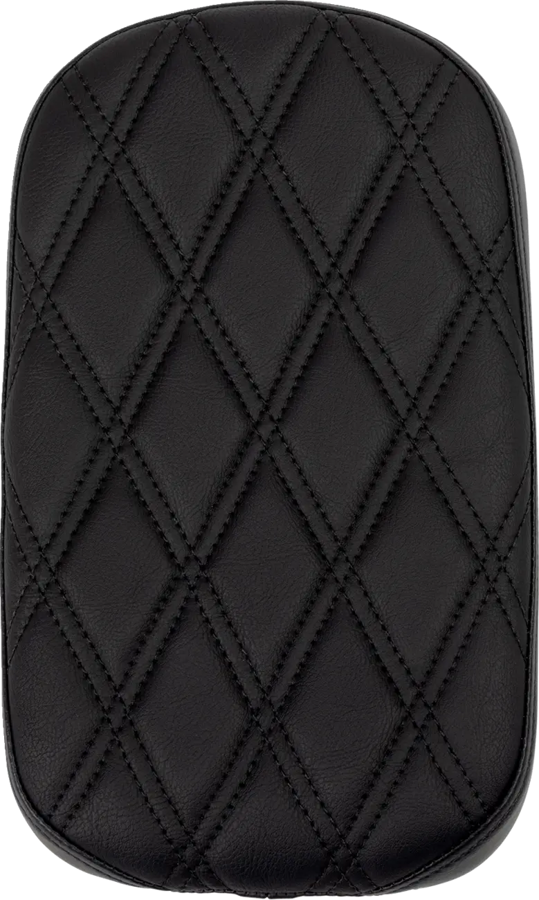 Drag Specialties Rear Solo Seat - Black Vinyl - For Harley Davidson