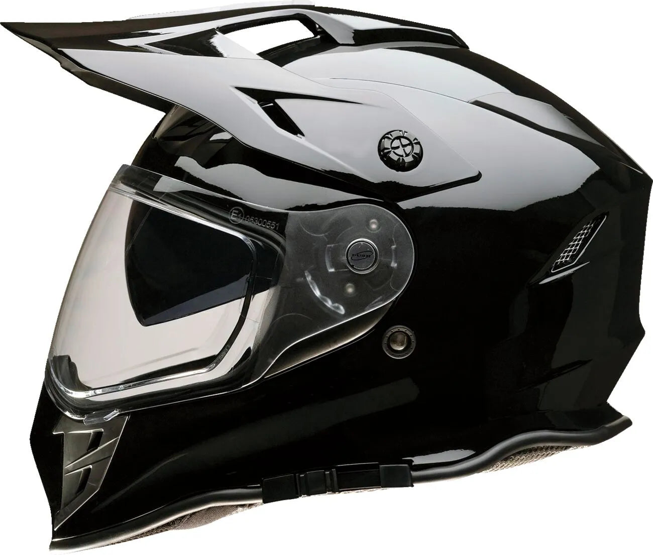 Z1r Range 2.0 Helmet - Dual Sport Black Gloss