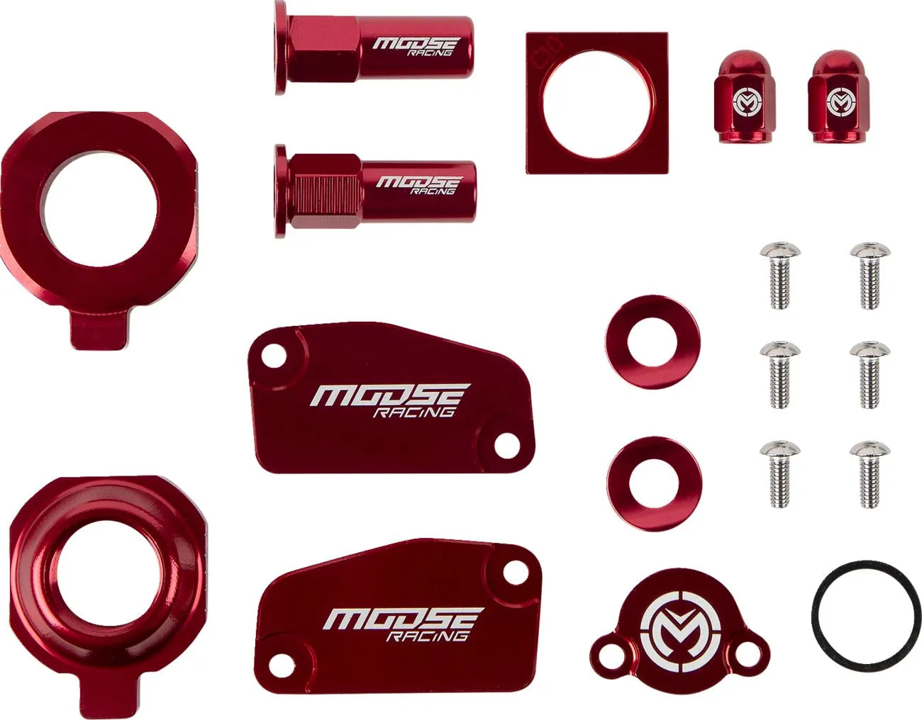 Moose Offroad Anodized Red Bling Kit