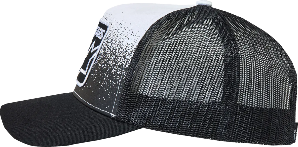 Alpinestars Gravel Trucker Hat Curved Bill Snapback Black/White