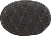 Drag Specialties Backrest Pad - Black Vinyl