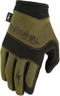 Thrashin Supply Co. Covert Gloves - Black/Olive