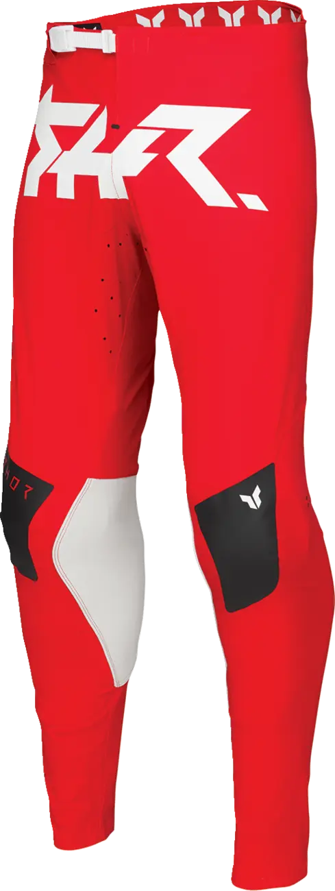 Thor Sportmode Riot Pants For Men - Red - Black/Red/White