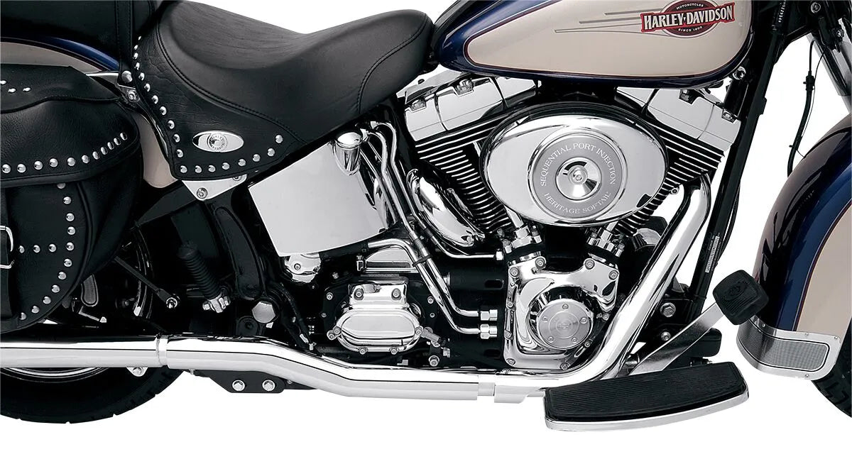 Bassani Xhaust Power Curve True-Dual Header Udstødning til Softail