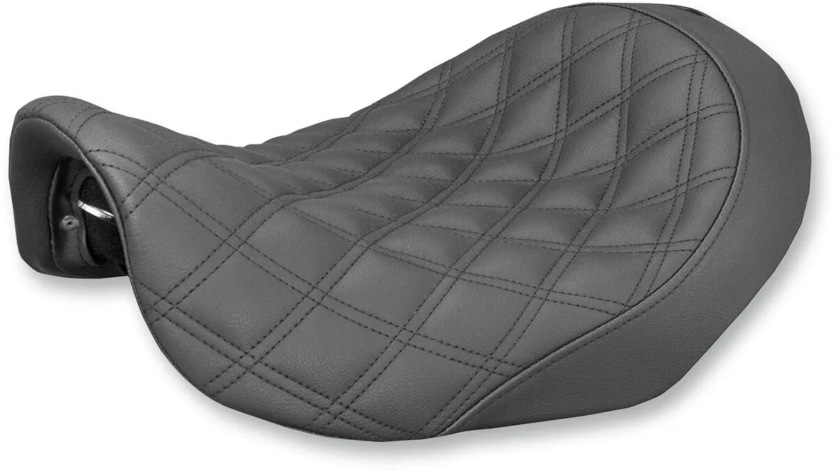 Saddlemen Renegade Solo Seat - Lattice Stitch - For Harley Davidson