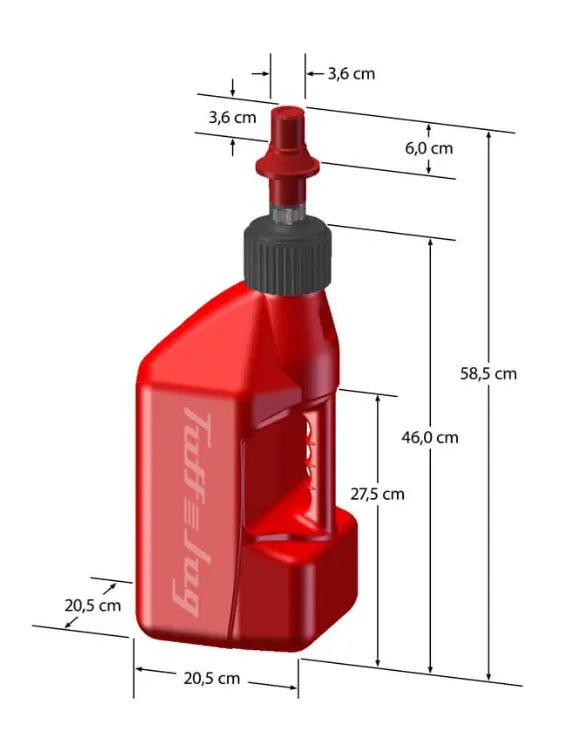 Tuff Jug 10l Fuel Jug With Ripper Cap