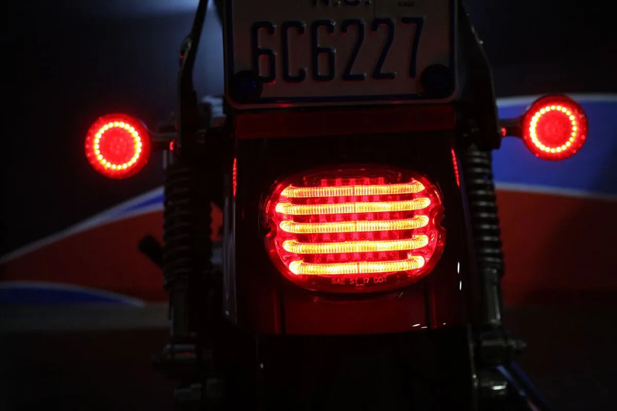 Custom Dynamics LED Tail Light - Smoke Lens - E-Marked - PB-TL-LP-S