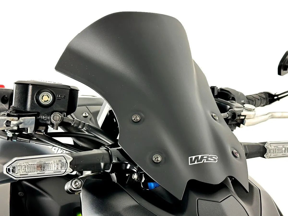 Wrs Windscreen - Naked Bike - Black Matte