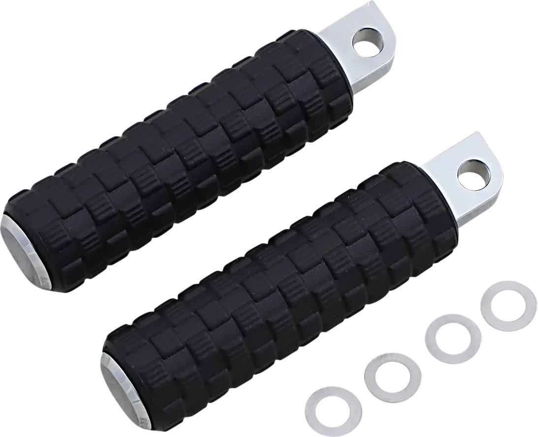 Arlen Ness Fusion Male-mount Foot Pegs Black/chrome