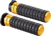 Arlen Ness Speedliner Grips - Black/gold