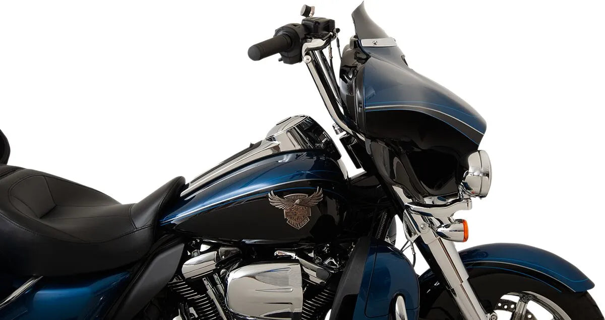Klock Werks Flare Windshield - Black, 4"