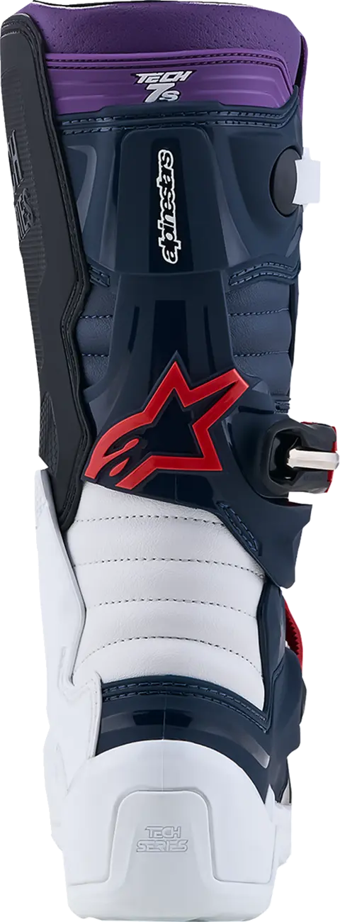 Alpinestars Tech 7S Youth Boots Dark Blue/White/Black