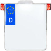 Heinz Bikes All-in-one 2.0 License Plate Holder W/ Led Lights Chrome