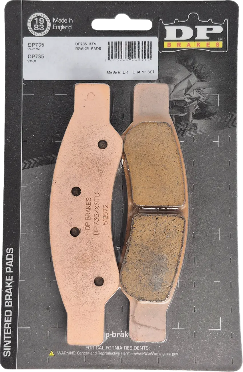 Dp Brakes Atv/utv Sintrede Metal Bremseklodser - Bag