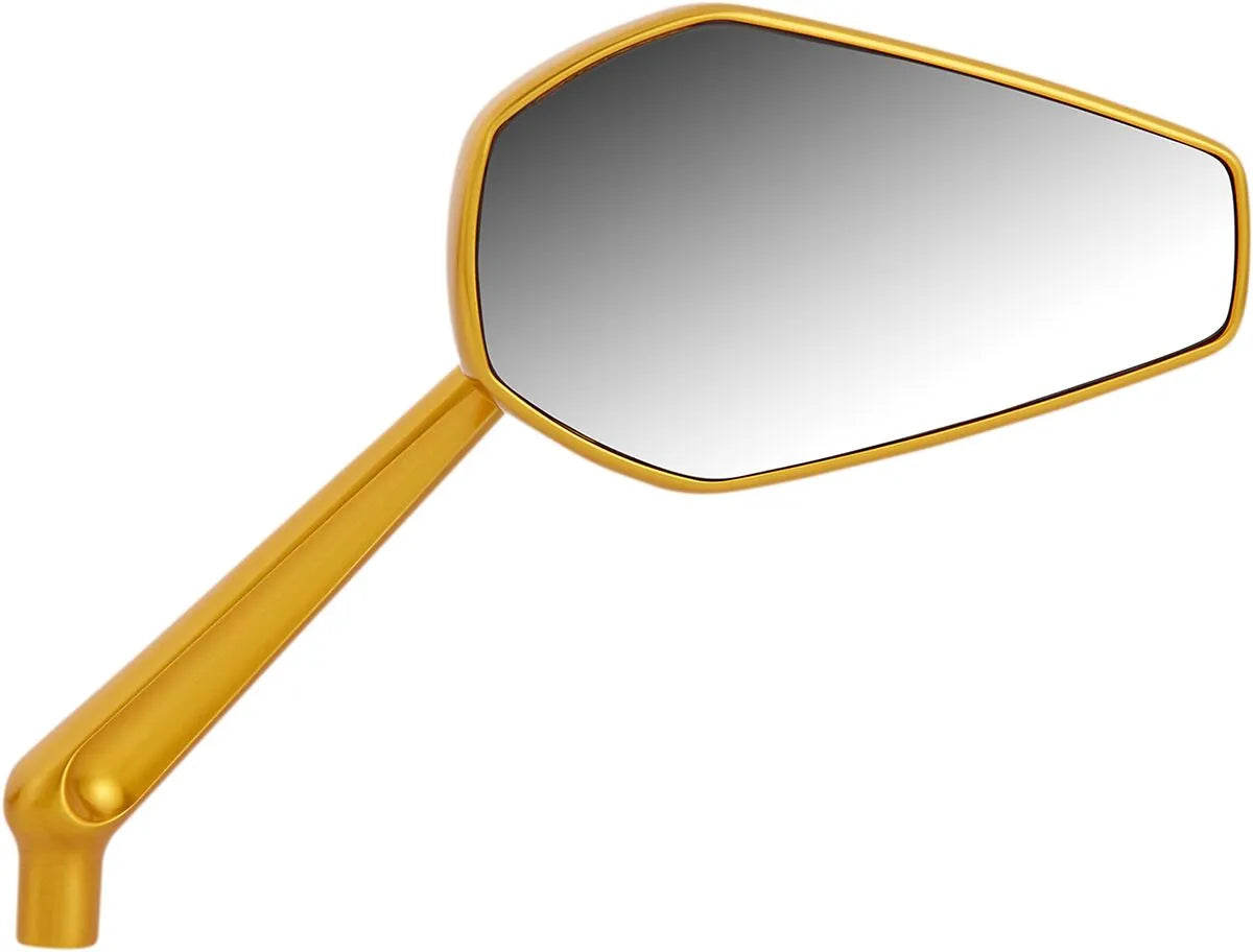 Arlen Ness Mini Stocker Forged Mirror - Gold