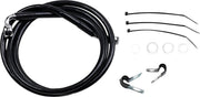 Drag Specialties Udvidet Sort Vinyl Bremse Slange Kit
