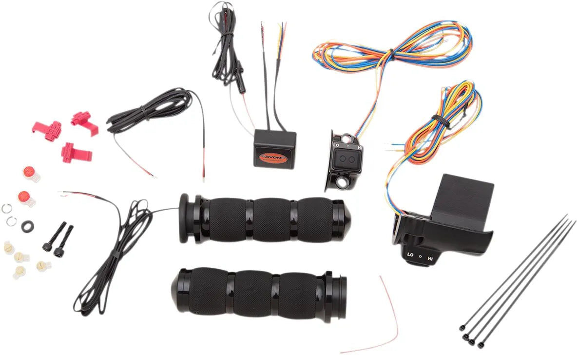 Avon Grips Heated Grips 1-inch Black