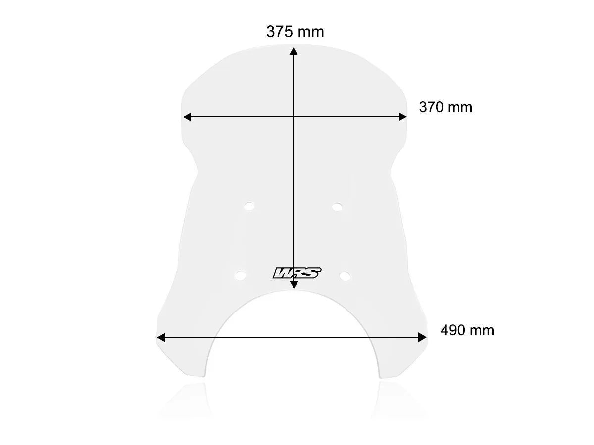 Wrs Windscreen - Clear Pmma Plexiglass