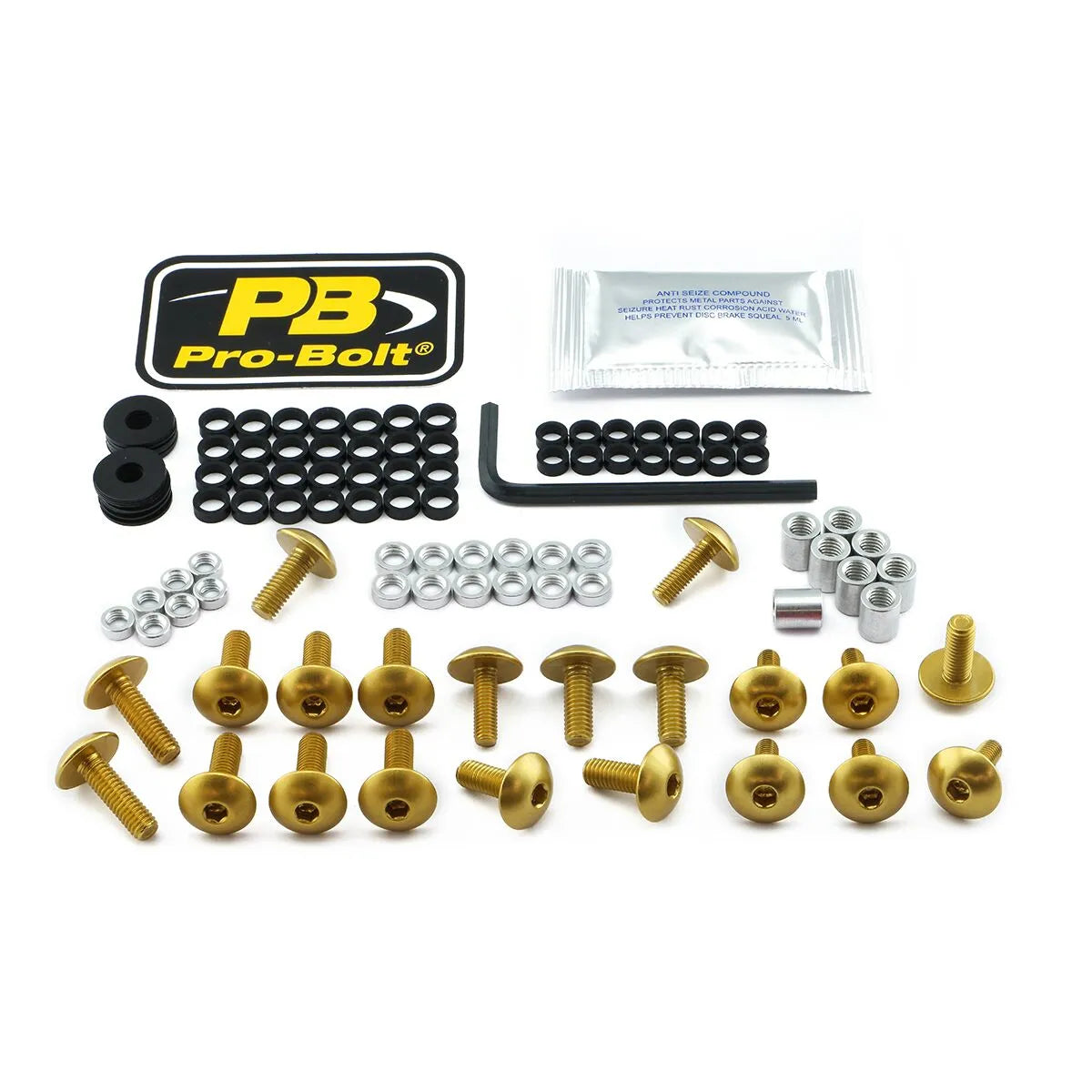Pro Bolt Aluminium Fairing Bolt Kit For Suzuki