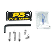 Pro Bolt Aluminium Fuel Cap Kit - Silver