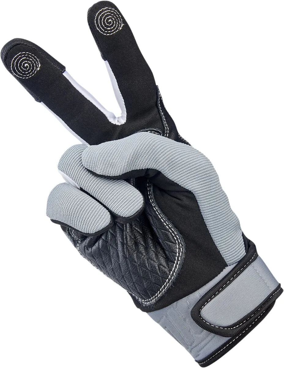 Biltwell Baja Gloves Motocross Inspired - Black/Gray