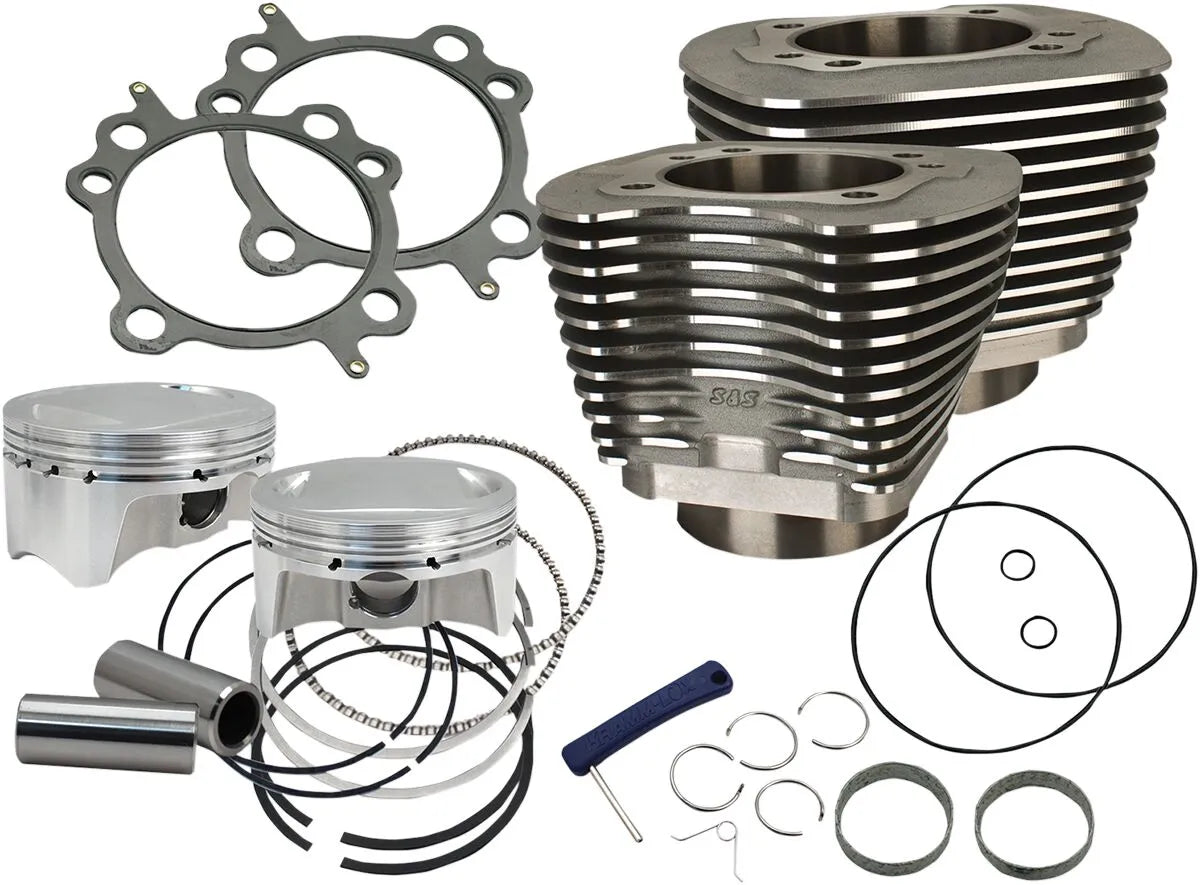 S&s Cycle 98" Big Bore Cylinder Kit - Black
