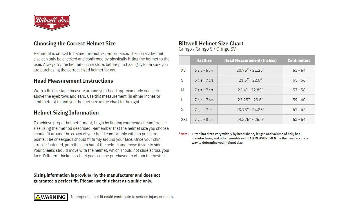 Biltwell Gringo S Helmet - Full Face - Garnet Red