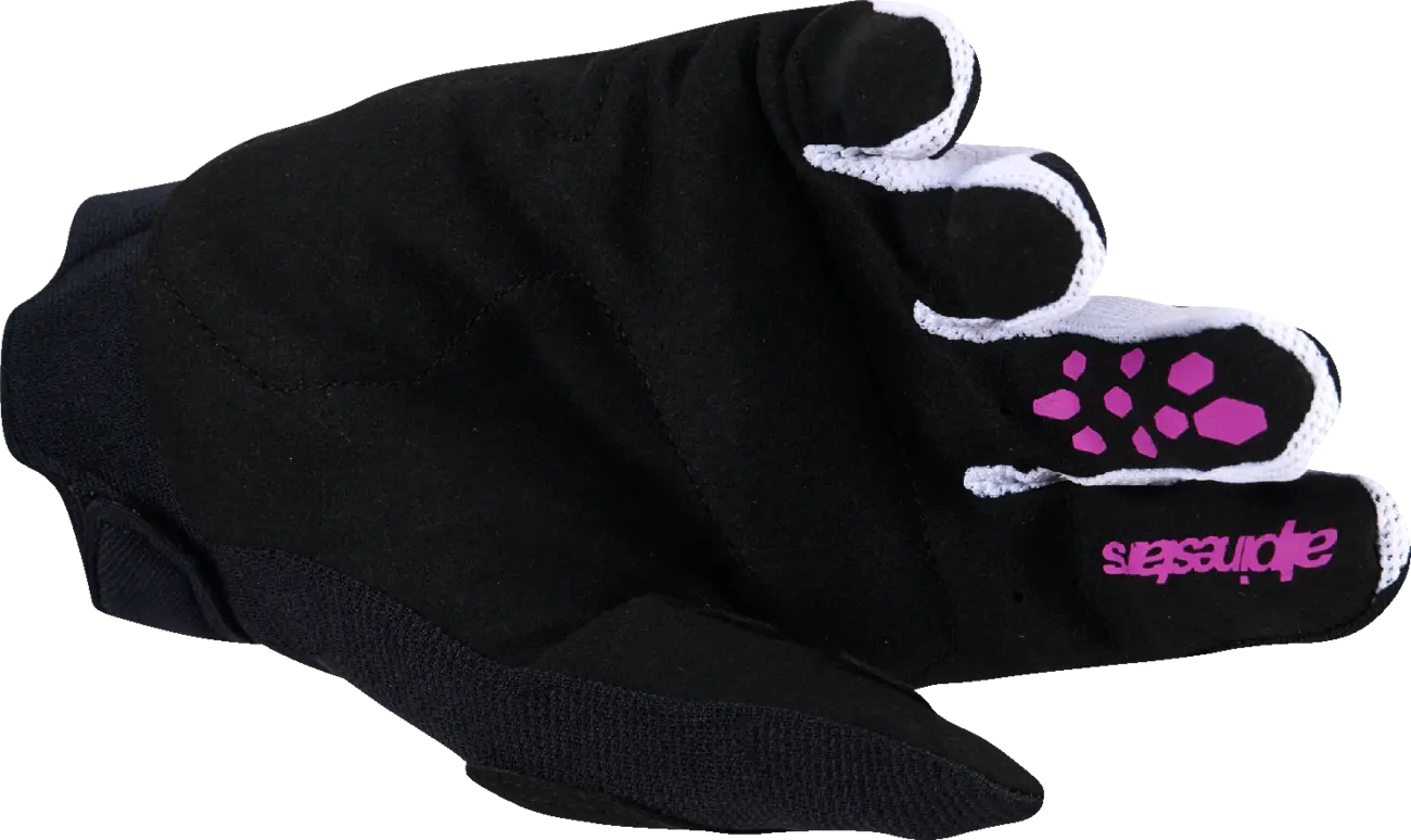 Alpinestars Full Bore V2 Mx Gloves - Black/Purple/White/Magenta