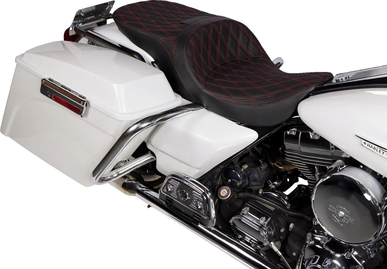 Drag Specialties Freedom Touring Seat - For Harley Davidson
