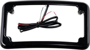 Cycle Visions Beveled License Plate With Lights