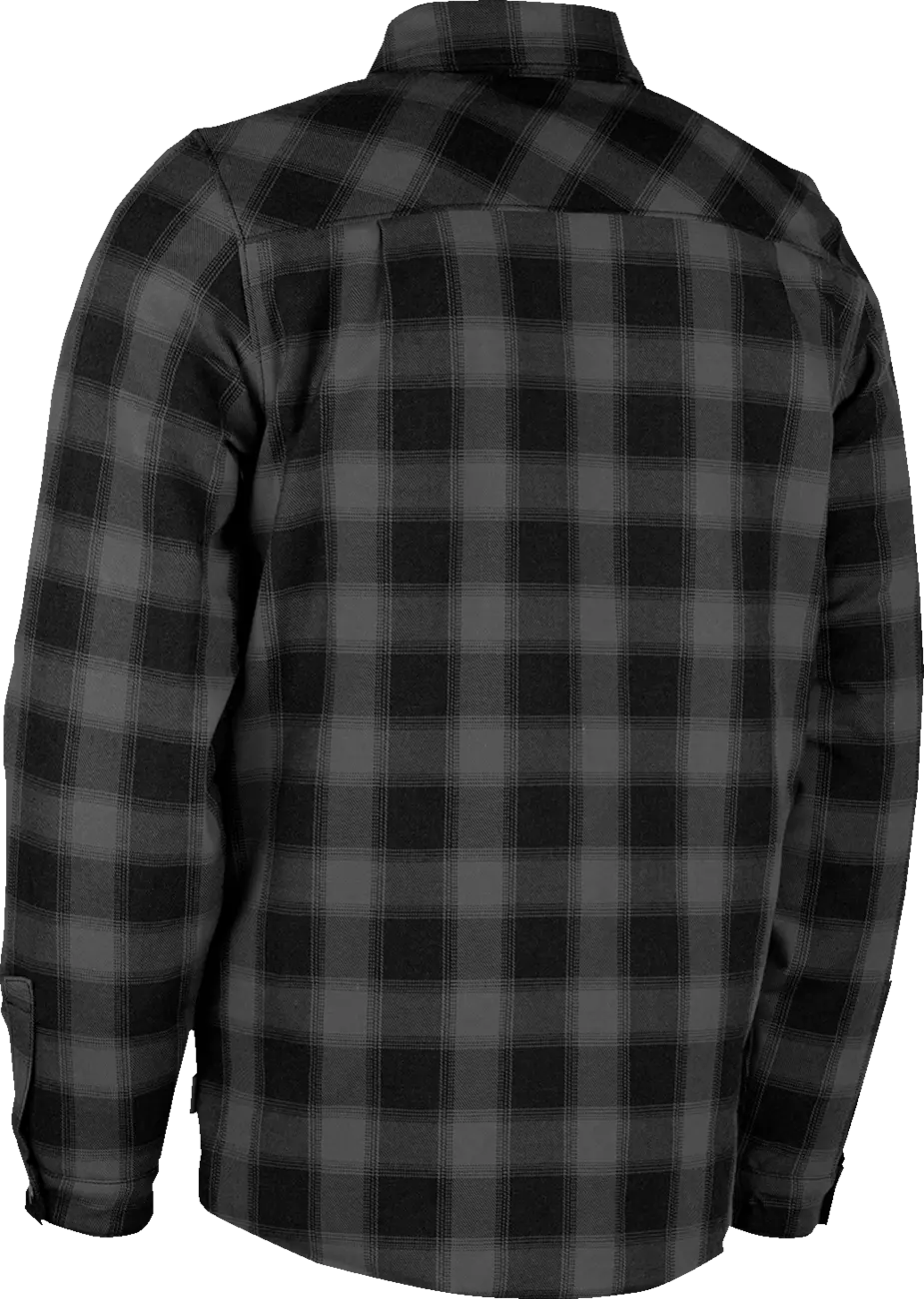 Icon Fallblock Flannel Jacket - Black/Gray