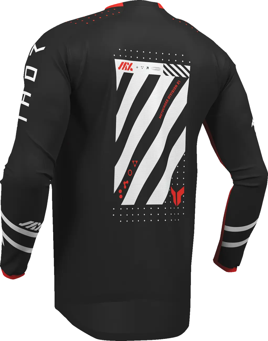Thor Youth Launchmode Futura Jersey - Black/Red/White