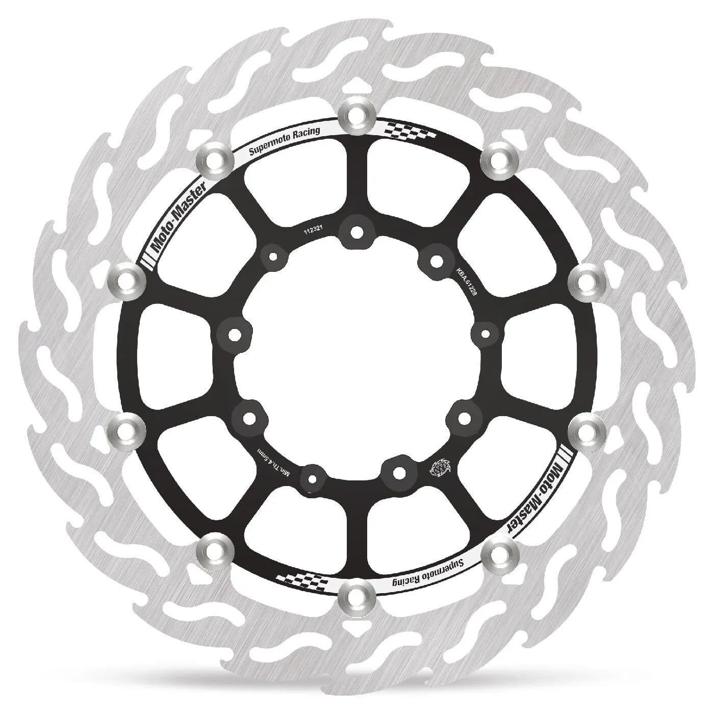 Moto-master Flame Series Flydende Bremse Rotor 320mm - Foran