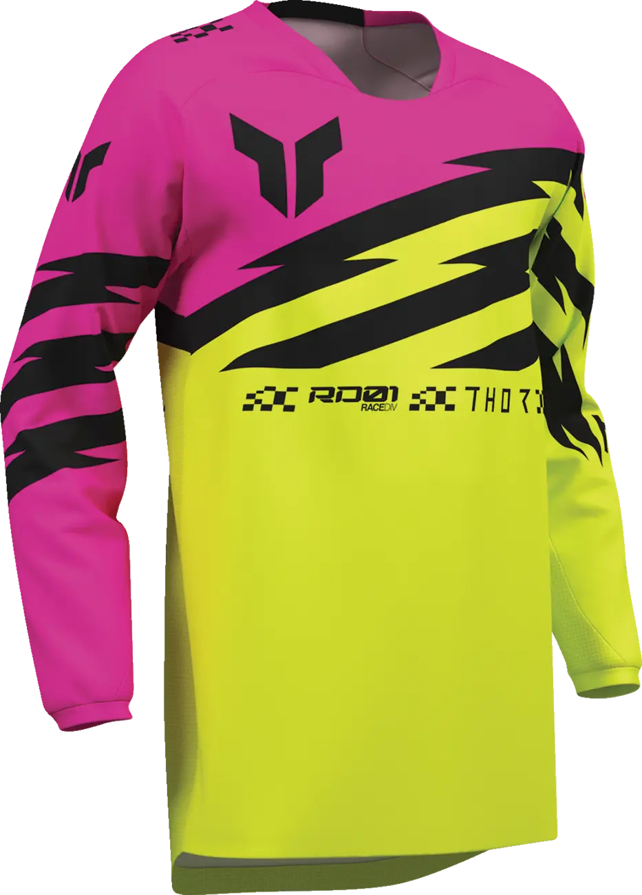 Thor Launchmode Shockie Youth Jersey Acid Fuchsia