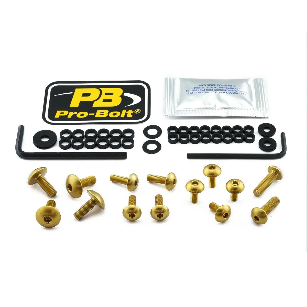 Pro Bolt Aluminium Fairing Bolt Kit For Kawasaki