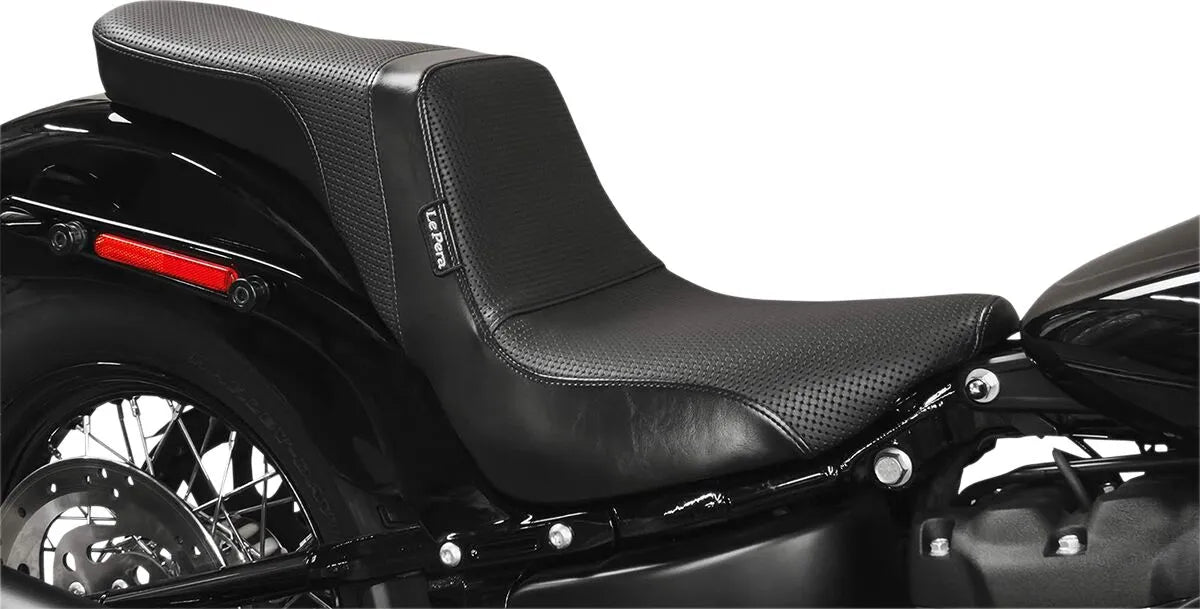 Le Pera Daytona 2-Up Seat - Basket Weave - Black - LYR-543BW