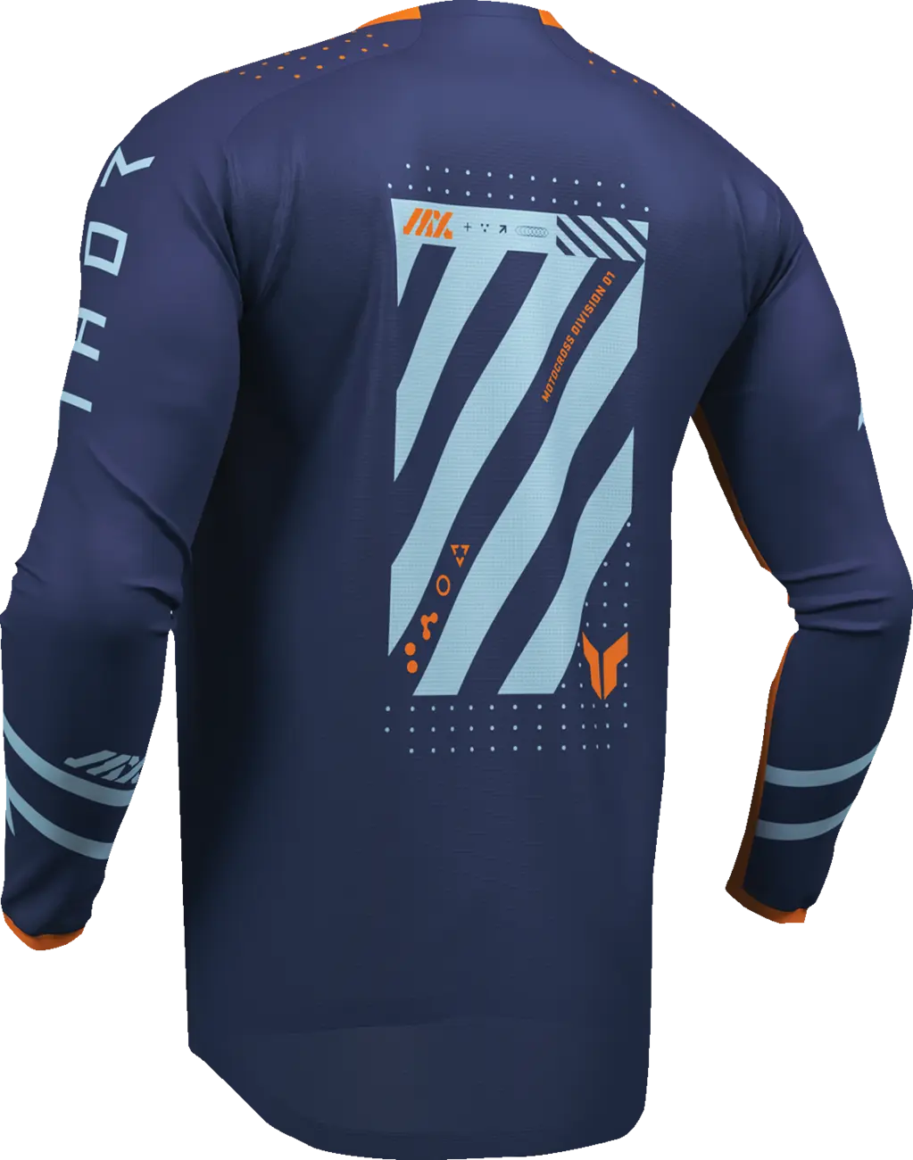 Thor Youth Launchmode Futura Jersey - Blue/Orange/Navy