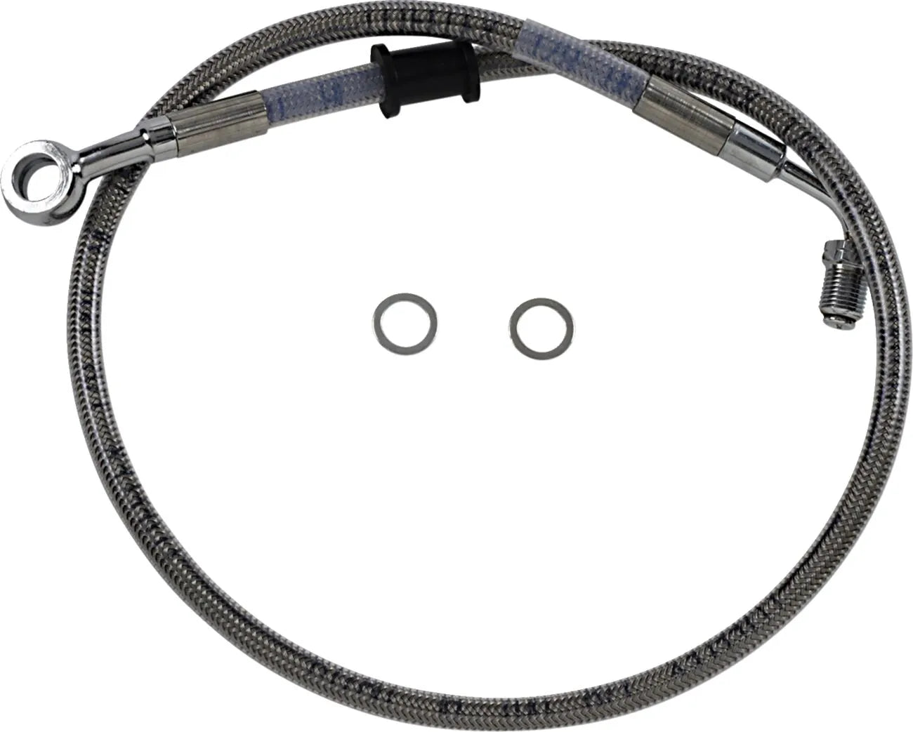 Drag Specialties Rustfrit stål bremseslangekit ABS 26.75"