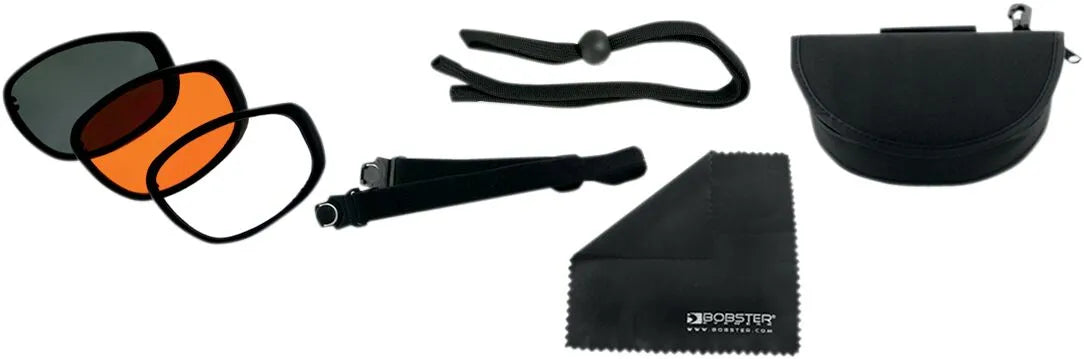Bobster Sport & Street 2 Convertible Sunglasses Black