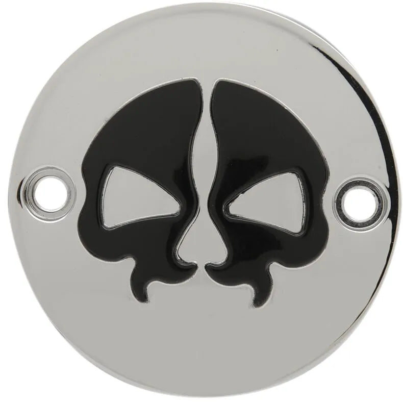 Drag Specialties Split Skull Points Cover Chrome